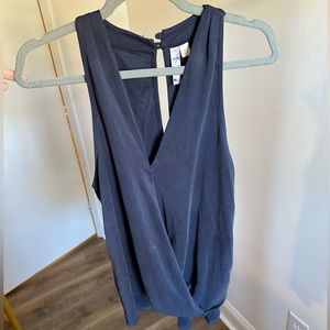 Francesca’s Navy Flowy Tank